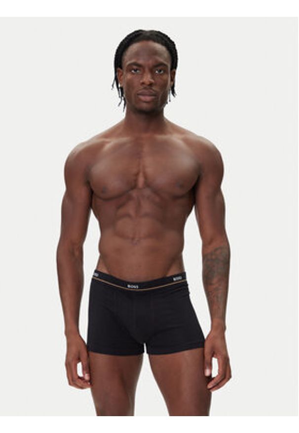 BOSS Komplet bokserek Essential 50531660 Kolorowy. Materiał: bawełna. Wzór: kolorowy