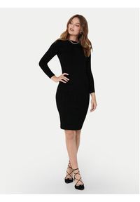 JDY Sukienka dzianinowa Kate 15207693 Czarny Slim Fit. Kolor: czarny. Materiał: wiskoza, syntetyk #4