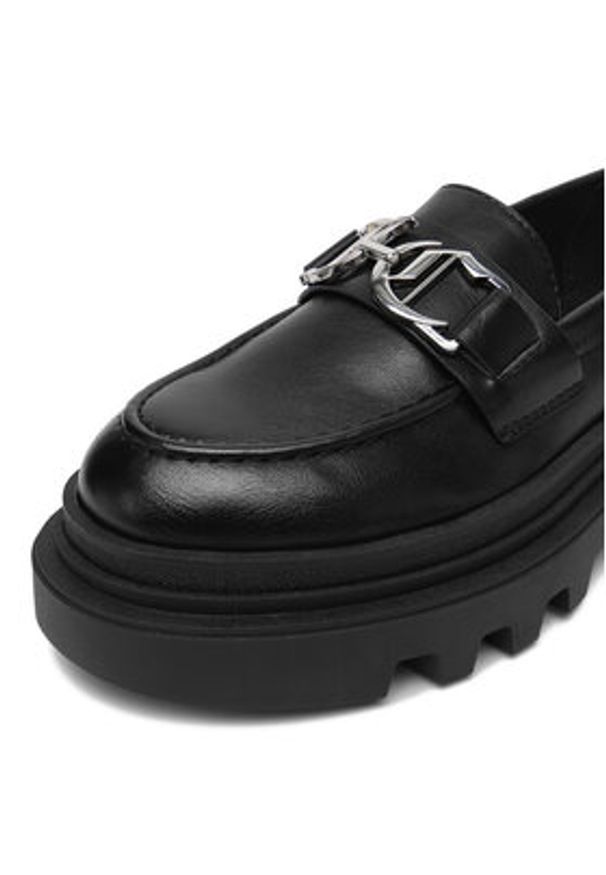 Juicy Couture Loafersy CEO-HY63020S-6 Czarny. Kolor: czarny. Materiał: syntetyk, materiał
