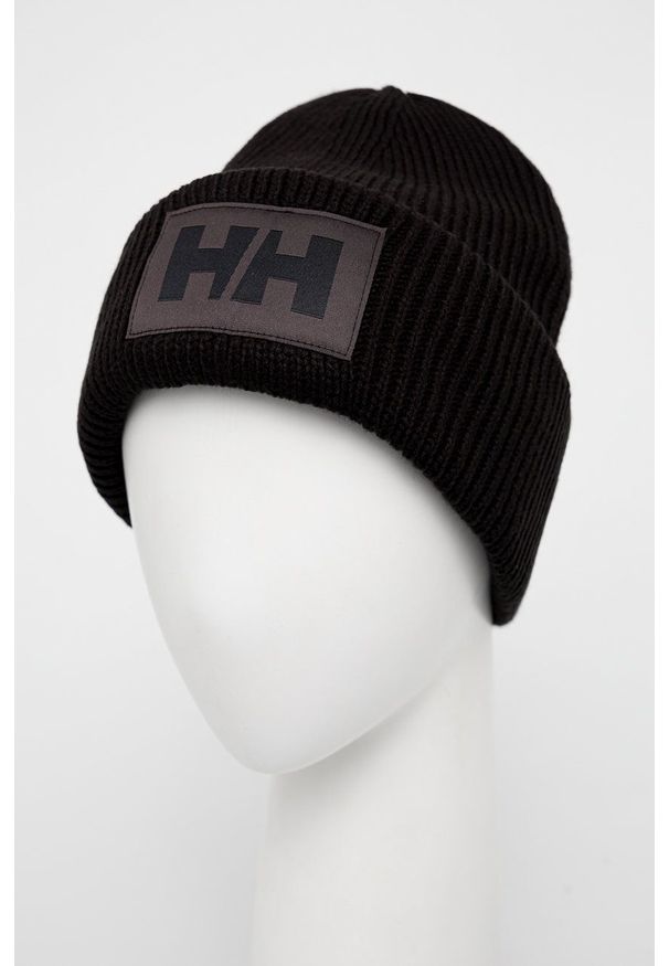 Helly Hansen - Czapka. Kolor: czarny. Materiał: dzianina
