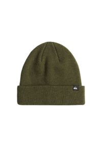 Quiksilver - Czapka z mankietem dla Mężczyzn ROUTINE Zielony. Kolor: niebieski. Materiał: wełna, nylon, akryl, materiał. Wzór: haft