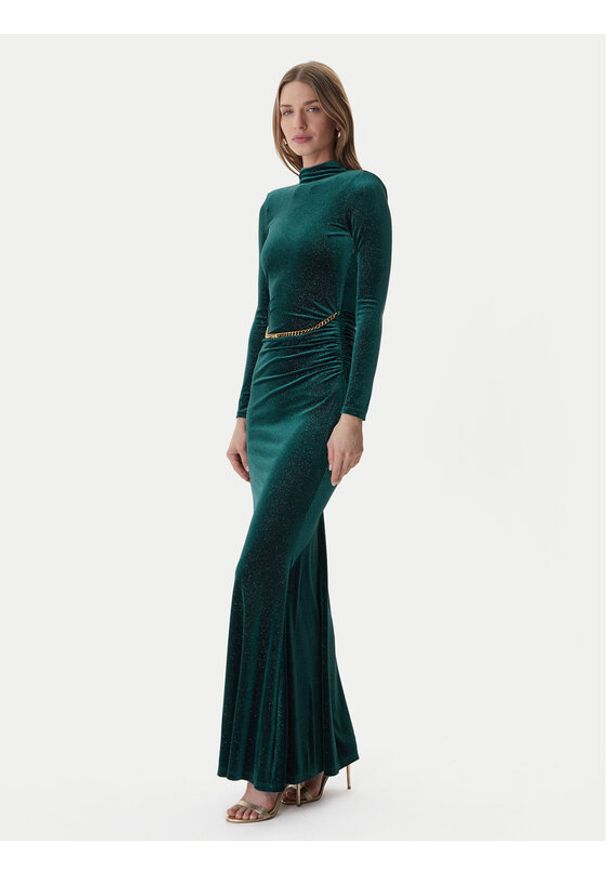 Marciano Guess Sukienka wieczorowa 6RGK04 6359A Zielony Classic Fit. Kolor: zielony. Materiał: syntetyk. Styl: wizytowy