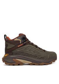 Merrell Trekkingi Moab Speed 2 Leather MID Waterproof J037781 Zielony. Kolor: zielony. Materiał: skóra, nubuk. Sport: turystyka piesza #1