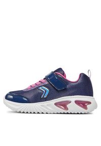 Geox Sneakersy J Assister Girl J45E9A 0ASHH C4268 D Granatowy. Kolor: niebieski. Materiał: materiał, mesh #6