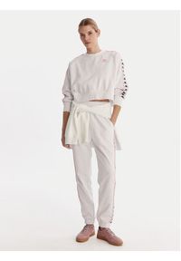 Kappa Bluza Banda Marbella 351S2HW Biały Oversize. Kolor: biały. Materiał: bawełna #6