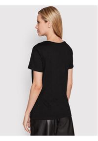 Guess T-Shirt V2YI07 K8HM0 Czarny Regular Fit. Kolor: czarny. Materiał: bawełna