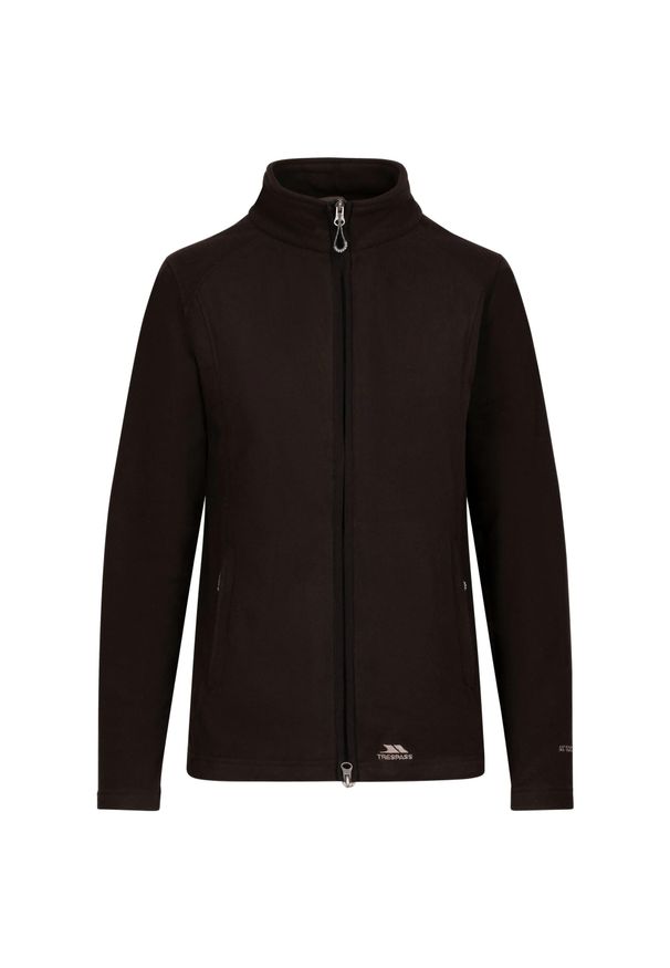 TRESPASS - Damska Bluza Polarowa Renato AT100. Kolor: czarny. Materiał: polar. Sezon: zima. Styl: sportowy. Sport: turystyka piesza