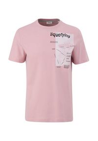s.Oliver T-Shirt 2129860 Różowy Regular Fit. Kolor: różowy. Materiał: bawełna #5