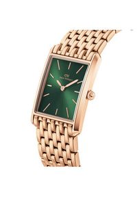 Daniel Wellington Zegarek Bound 9-Link Emerald DW00100704 Złoty. Kolor: złoty