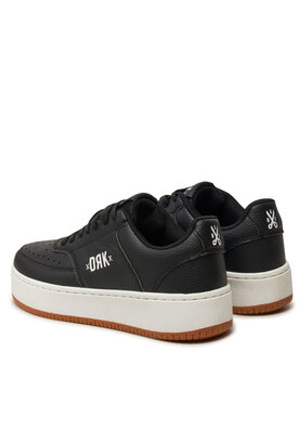 Dorko Sneakersy 90 Classic Platform DS24F39W Czarny. Kolor: czarny. Materiał: skóra. Obcas: na platformie
