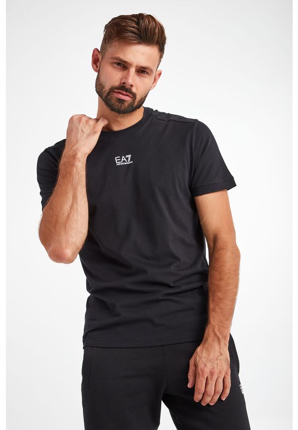 EA7 Emporio Armani - T-SHIRT EA7 EMPORIO ARMANI. Materiał: bawełna. Długość rękawa: krótki rękaw. Długość: krótkie