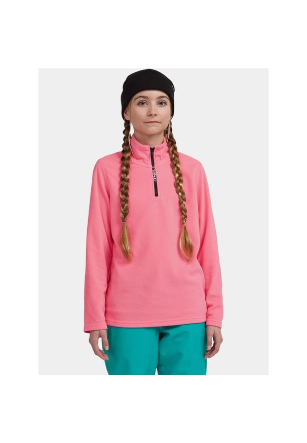 Sweter O'Neill FWC'Cruz Jack's Polartec HZ. Kolor: różowy. Materiał: polar. Sport: turystyka piesza, narciarstwo