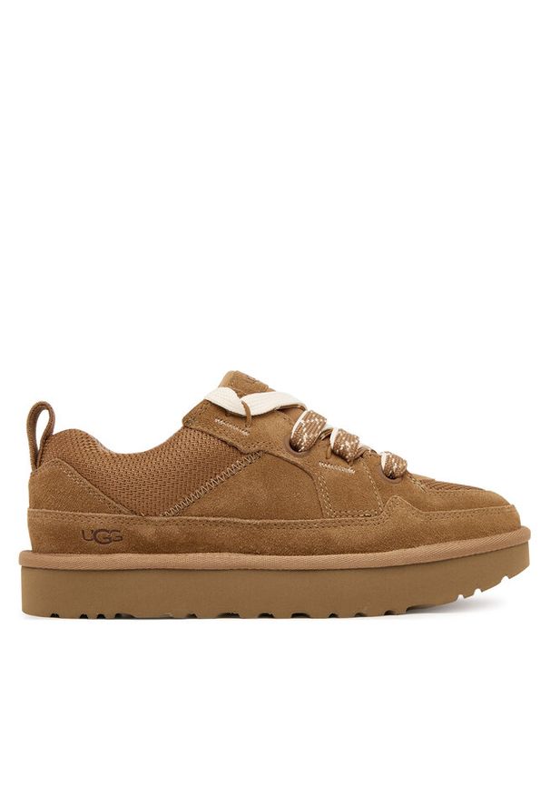 Sneakersy Ugg. Kolor: brązowy