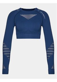 Brubeck Koszulka techniczna LC1002W Niebieski Slim Fit. Kolor: niebieski. Materiał: syntetyk
