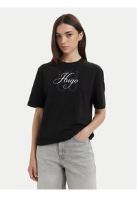 Hugo - HUGO T-Shirt Dashire_5 50566678 Czarny Relaxed Fit. Kolor: czarny. Materiał: bawełna #1