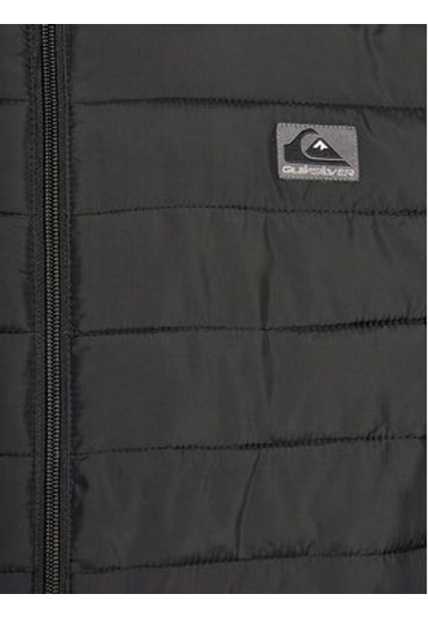 Quiksilver Kurtka puchowa Scaly Fz EQYJK04007 Czarny Regular Fit. Kolor: czarny. Materiał: syntetyk