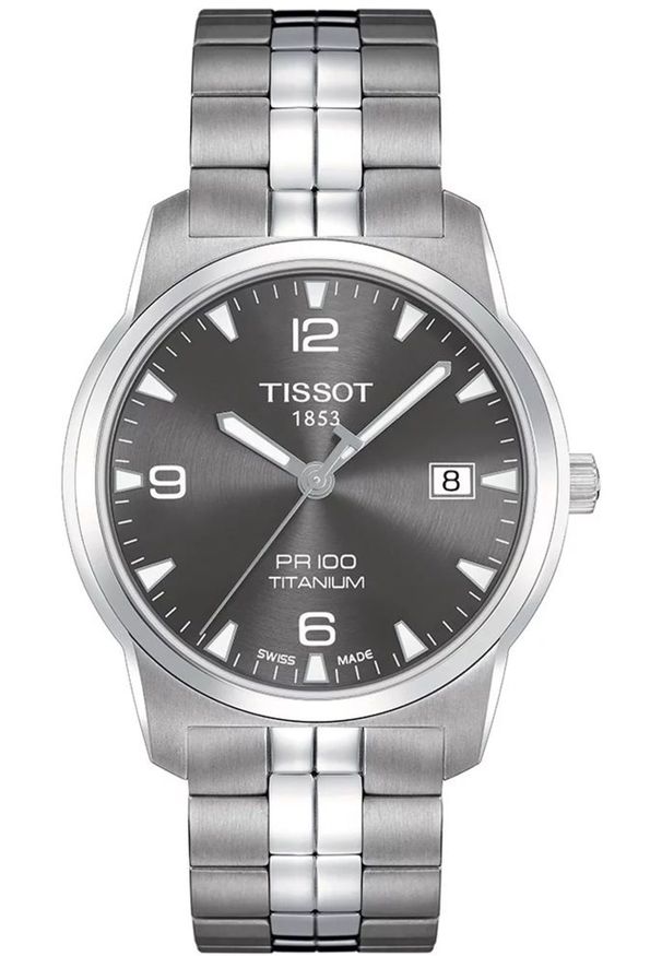 TISSOT - Zegarek Tissot Zegarek Męski Tissot PR 100 Titanium T049.410.44.067.00 (38 mm)