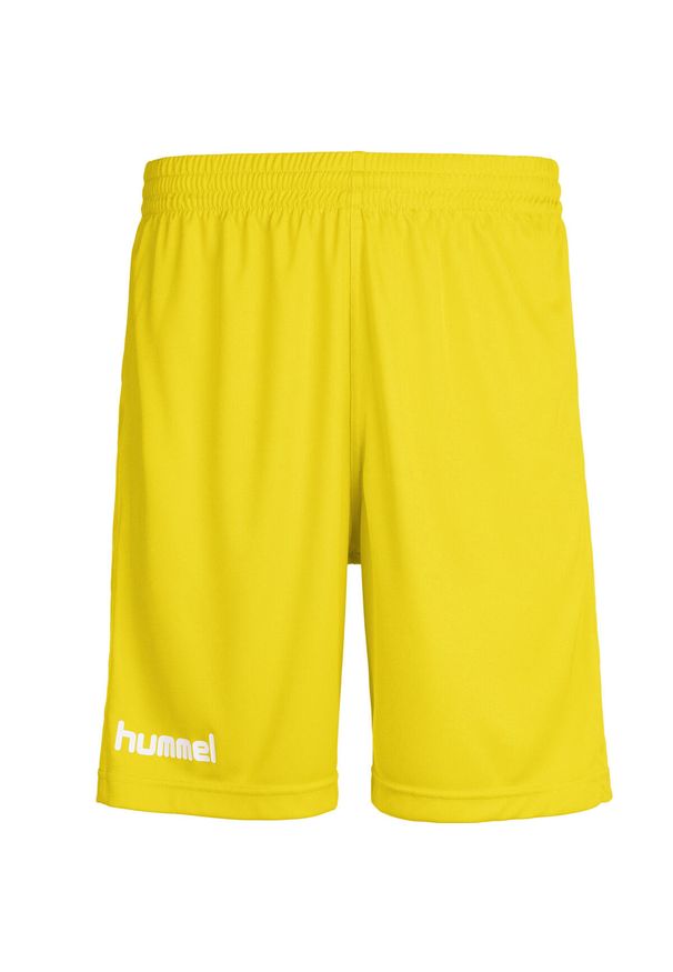 Spodenki sportowe męskie Hummel Core Poly Shorts. Kolor: żółty. Sport: piłka nożna