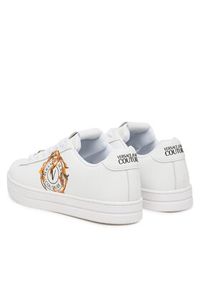 Versace Jeans Couture Sneakersy 79VA3SK3 Biały. Kolor: biały. Materiał: skóra