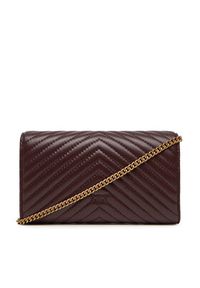 Pinko - PINKO Torebka Love One Wallet C PE 25 PLTT 100062 A0GK Fioletowy. Kolor: fioletowy. Materiał: skórzane #4