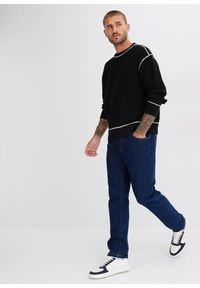 bonprix - Dżinsy ze stabilnego denimu, Loose Fit Straight. Kolor: niebieski. Styl: sportowy, klasyczny #3