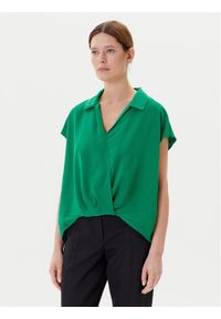 Calvin Klein Bluzka LV044C199G Zielony Regular Fit. Kolor: zielony. Materiał: syntetyk