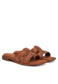 Clarks Klapki Ariany Mule 26181239 Brązowy. Kolor: brązowy. Materiał: skóra #2