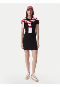 Tommy Jeans Sukienka codzienna DW0DW22852 Czarny Slim Fit. Okazja: na co dzień. Kolor: czarny. Materiał: bawełna. Typ sukienki: proste. Styl: casual #3