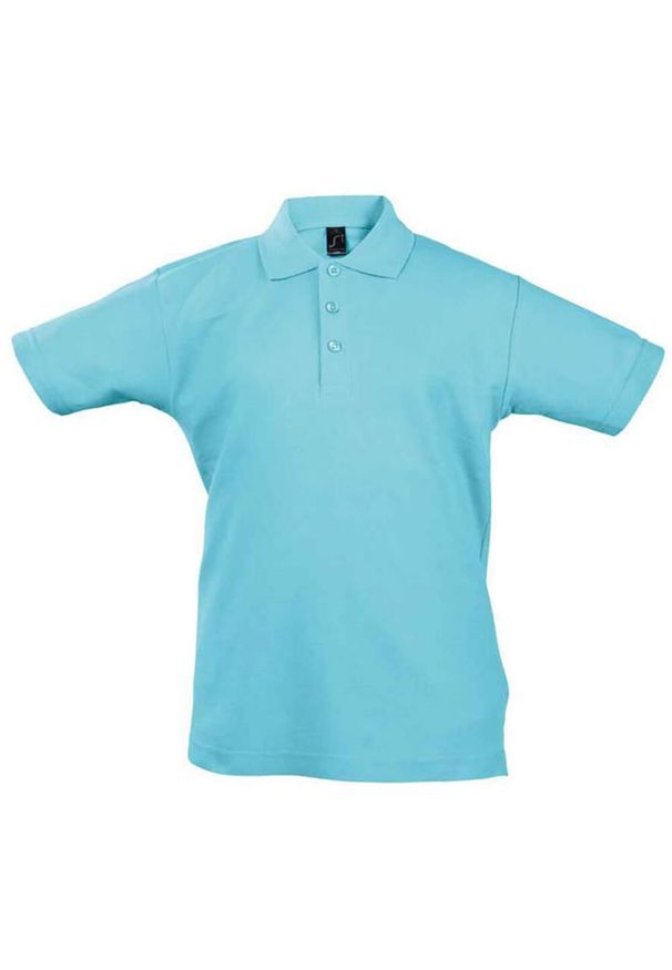 SOL'S - Koszulka Polo Dla Dzieci/dzieci Summer II. Typ kołnierza: polo. Kolor: szary, fioletowy, niebieski, wielokolorowy
