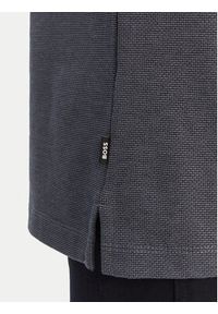 BOSS T-Shirt H-Thompson 102 50555163 Granatowy Regular Fit. Kolor: niebieski. Materiał: bawełna #5