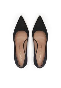 Stuart Weitzman Szpilki Stuart Power 85 SJ948 Czarny. Kolor: czarny. Materiał: skóra, zamsz. Obcas: na szpilce #6