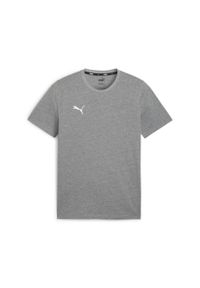 Polo Puma Teamgoal Casuals. Typ kołnierza: polo. Kolor: szary, biały, wielokolorowy. Materiał: bawełna. Sport: piłka nożna, fitness #1