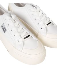 Love Moschino Trampki | JA15012G1LIA0 | Kobieta | Biały. Okazja: na co dzień. Kolor: biały. Materiał: skóra. Styl: casual, klasyczny, elegancki #5