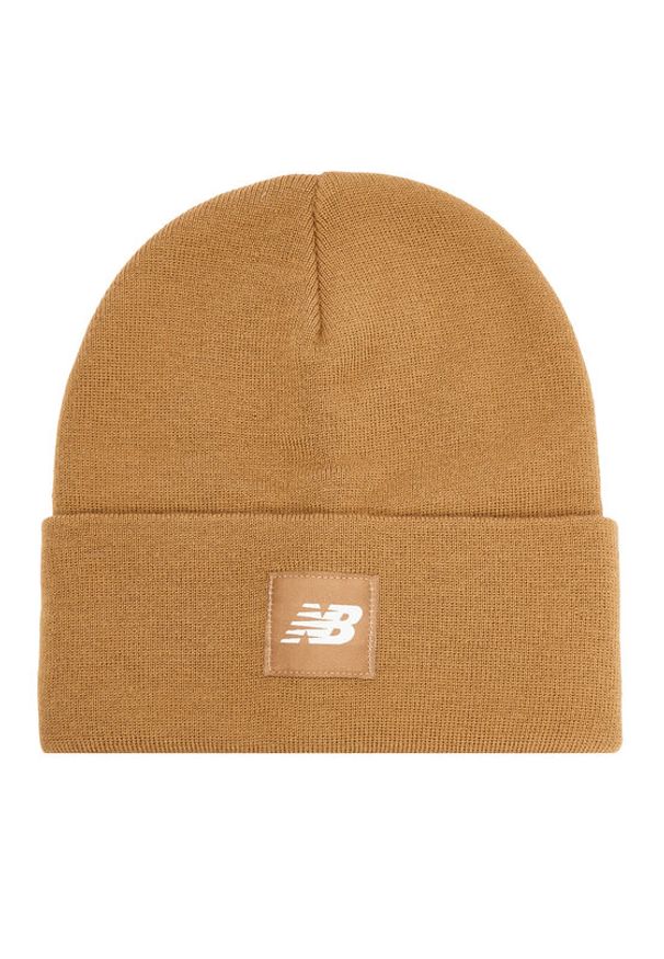 New Balance Czapka LAH13034GIN Brązowy. Kolor: brązowy. Materiał: materiał