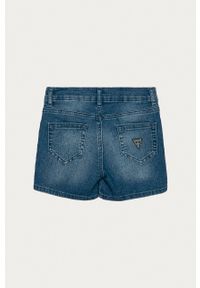 Guess - Szorty jeansowe dziecięce 116-175 cm. Okazja: na co dzień. Kolor: niebieski. Materiał: jeans. Styl: casual