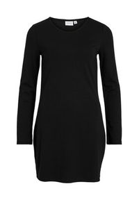 Vila Sukienka codzienna Armerone 14086118 Czarny Regular Fit. Okazja: na co dzień. Kolor: czarny. Materiał: syntetyk. Typ sukienki: proste. Styl: casual #6