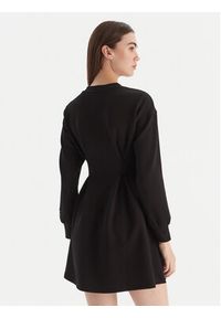 Armani Exchange Sukienka dzianinowa XW001288 AF16111 UC001 Czarny Regular Fit. Kolor: czarny. Materiał: syntetyk #4