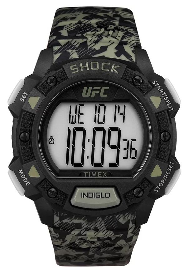 Timex - Zegarek Męski TIMEX UFC Core TW4B27500. Rodzaj zegarka: cyfrowe. Materiał: tworzywo sztuczne