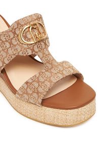 Liu Jo Klapki Karen 08 SA5043 TX439 Beżowy. Kolor: beżowy. Materiał: materiał #5