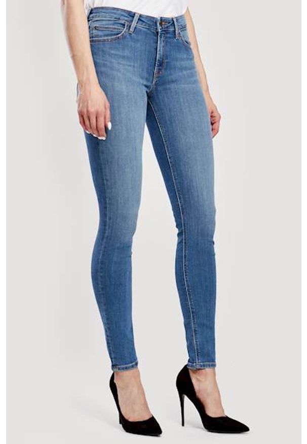 Lee - LEE SUPER SKINNY JODEE DAMSKIE SPODNIE JEANSOWE JEANSY LIGHT ARDEN L529MOHU 112112056