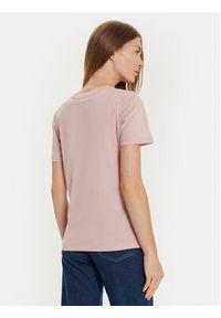 TOMMY HILFIGER - Tommy Hilfiger T-Shirt WW0WW40276 Różowy Regular Fit. Kolor: różowy. Materiał: bawełna