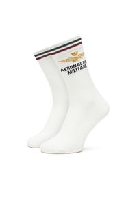 Aeronautica Militare Skarpety Wysokie Męskie 252CZ0012UL00499 Biały. Kolor: biały. Materiał: materiał, bawełna