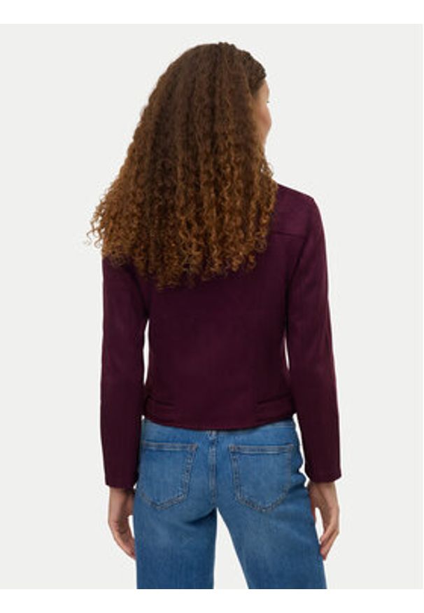 Vero Moda Kurtka z imitacji skóry Jose 10300938 Fioletowy Regular Fit. Kolor: fioletowy. Materiał: skóra