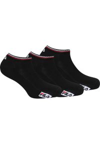 Fila 3-pack bambusowe skarpetki niewidoczne czarne 35-38.. Kolor: czarny #1