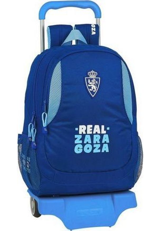 Real Zaragoza Torba szkolna z kółkami 905 Real Zaragoza Niebieski Jasnoniebieski. Kolor: niebieski