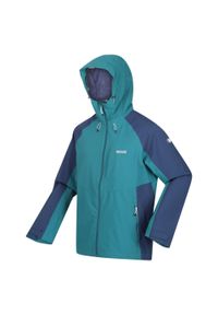 Britedale LED Regatta męska turystyczna kurtka z membraną. Kolor: zielony, niebieski, wielokolorowy, turkusowy. Materiał: poliester. Sport: turystyka piesza #1