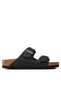 Birkenstock Klapki Arizona Bs 0552113 Czarny. Kolor: czarny. Materiał: skóra