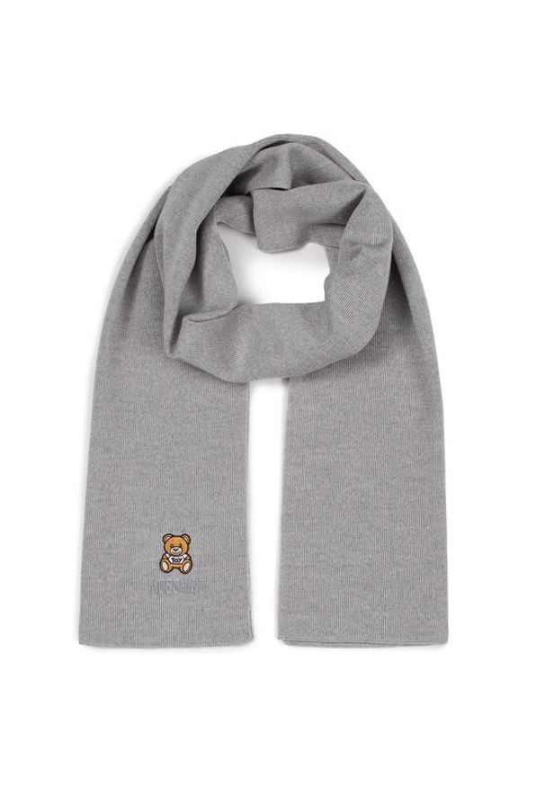 Szal MOSCHINO. Kolor: szary