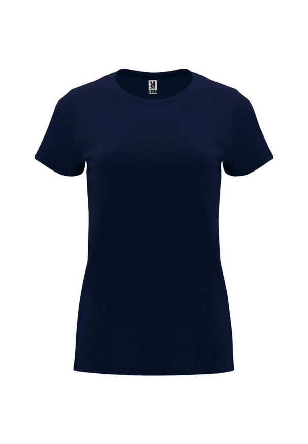 ROLY - Damska Koszulka Z Krótkim Rękawem Capri. Kolor: niebieski. Długość rękawa: krótki rękaw. Długość: krótkie. Sport: turystyka piesza