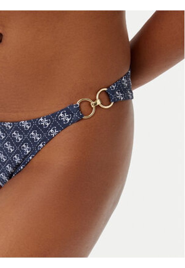 Guess Dół od bikini E5GO28 KCRL2 Niebieski. Kolor: niebieski. Materiał: syntetyk